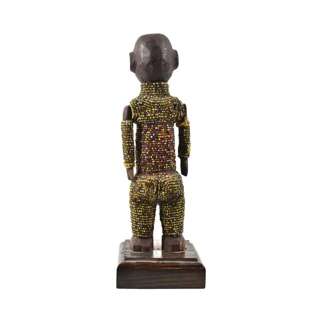 Early 20th Century Nyamwezi Beaded Doll on Custom Base Tanzania For Sale - Image 4 of 6
