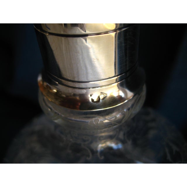 1920s 1920s French Baccarat Style Michelangelo Design Perfume Bottle For Sale - Image 5 of 8