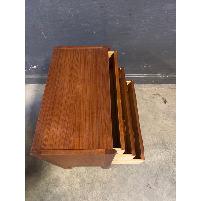 1970’s Danish Teak Vitre Chest of Drawers For Sale - Image 10 of 10