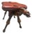 1980s Mid-Century Hand-Carved Egyptian Camel Saddle Stool For Sale