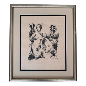1960 Armando De Stefano, "Three Figures" – Signed Artist Proof (e.a.)