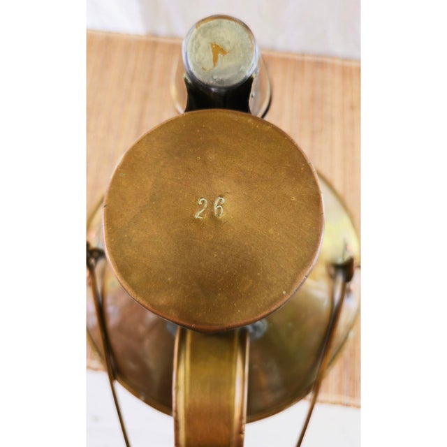 Antique Portuguese Brass Olive Oil Separator · Florencio Pires · Ponte De Sor · Alentejo · Early 20th Century For Sale In Mobile - Image 6 of 11