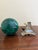 Monumental Malachite Egg on Brass Stand For Sale - Image 10 of 10