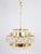 A beautiful gilt brass chandelier from the 1970s by bakalowits & sohne, austria. The chandelier has three tiers with big,...