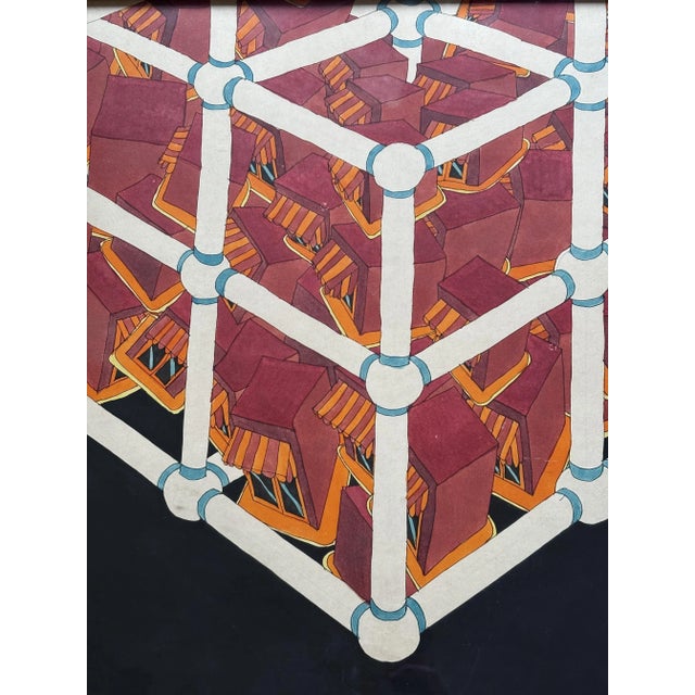 Fernand Flausch, Pop Art Composition, Mixed Media on Paper, 1972 For Sale - Image 3 of 5