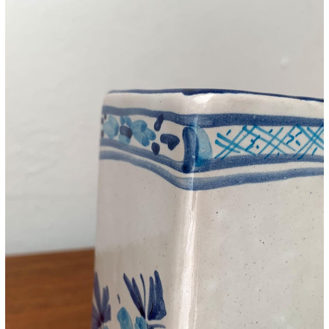 Vintage Italian Handpainted Vase from Larucci Italy, 1970s, Set of 2 For Sale - Image 11 of 18