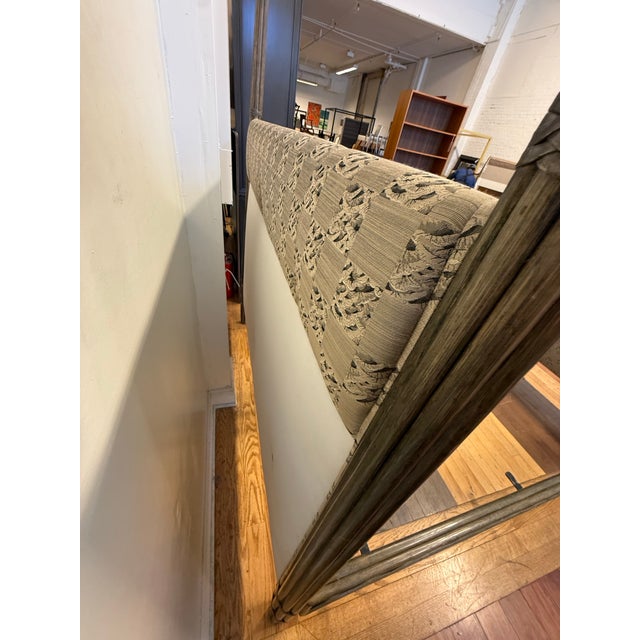 Late 20th Century Queen Size Orlando Diaz-Azcuy for McGuire Vendome Canopy Bed Frame For Sale - Image 5 of 12