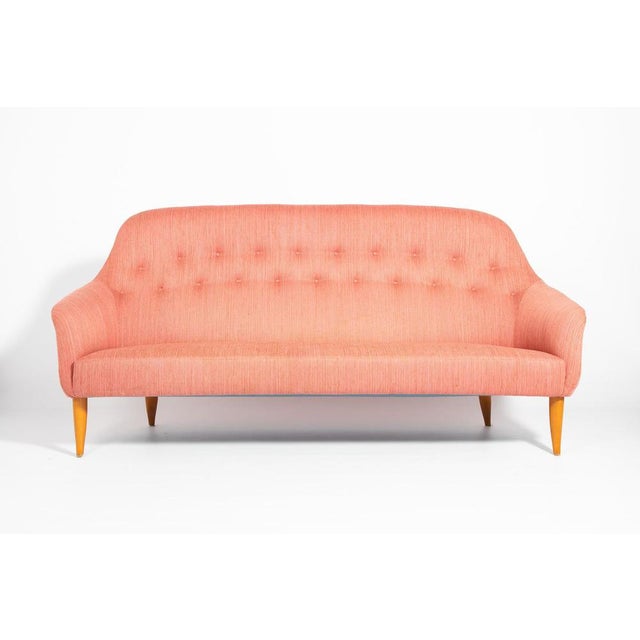 Beige Paradise Sofa by K. H. Holmquist for N. Kompaniet For Sale - Image 8 of 11