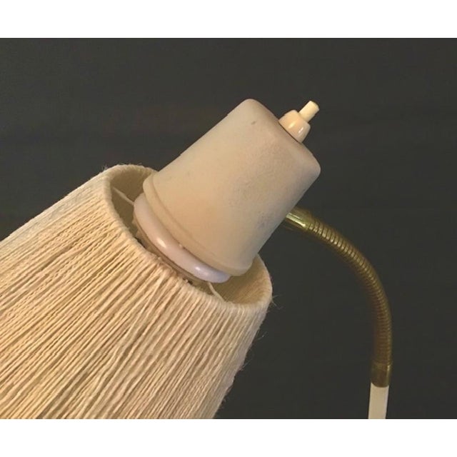 Scandinavian Floor Lamp with Thread Shade attributed to Boréns, 1950s For Sale - Image 11 of 18
