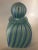 Vintage 1960s Frosted Green and Blue Decanter For Sale - Image 4 of 7