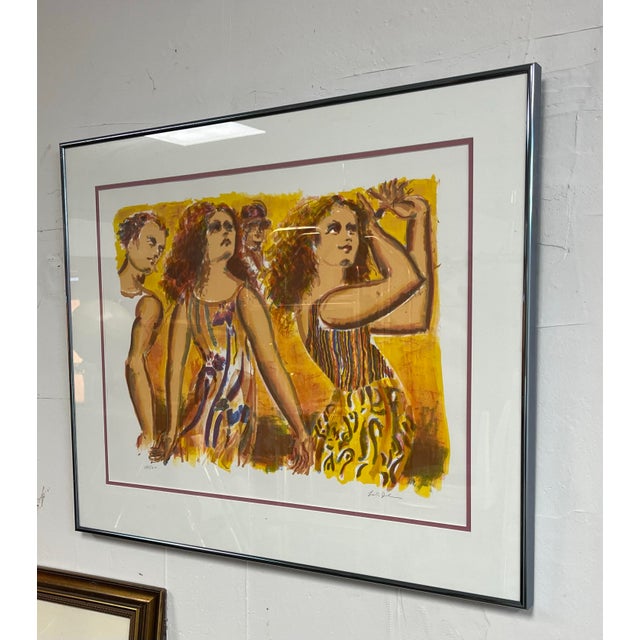 Expressionism Lester Johnson Lithograph Signed Numbered For Sale - Image 3 of 5