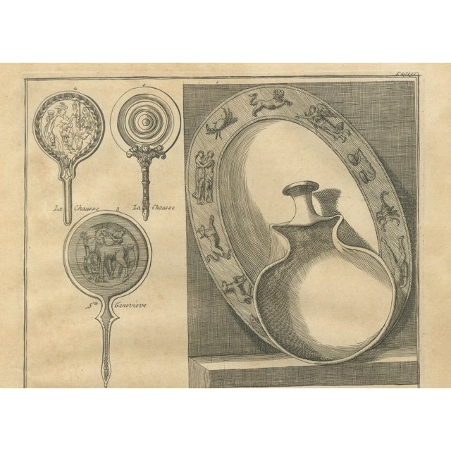 Paper Bernard de Montfaucon, Roman Antiquities and Classical Bronze Objects, 1721, Paper Engraving, Set of 2 For Sale - Image 7 of 13