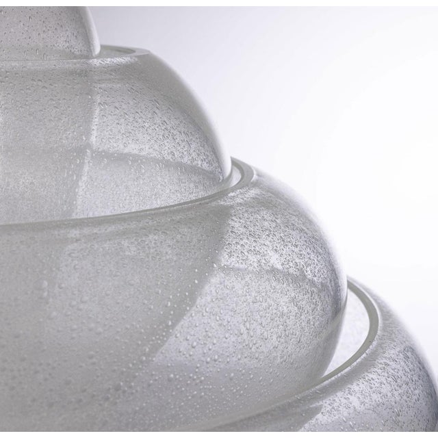 Lotus Pullegous Table Lamp in Murano Glass by V. Nason for Mazzega, 1980s For Sale - Image 3 of 18