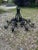 1920s 1920s Rustic Rococo Style Wrought Iron Chandlier. For Sale - Image 5 of 9