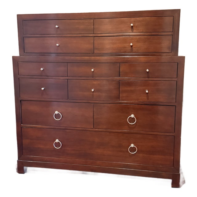 Grand Scale Baker Furniture Mahogany Dresser—TWO Available For Sale