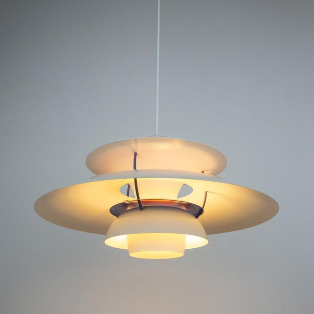 Metal Vintage Danish Pendant Lamp Ph 5 by Poul Henningsen for Louis Poulsen, 1990s For Sale - Image 7 of 10