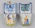 French Country 19th Century French Faience Bénitier, or Wall Pocket, Hand-Painted For Sale - Image 3 of 10