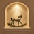 Dimensions: 42" W x13" D x 31" H This vintage rocking horse sculpture is a decoarative piece of art that can enhance a...