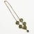Gilded Bronze Choker Necklace with Green and Purple Enamel For Sale - Image 4 of 8