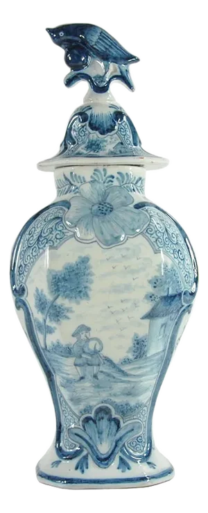 Delft Earthenware Vase, 1890s