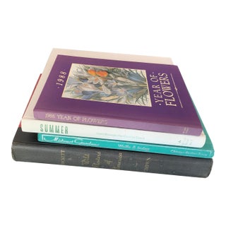 1980s Coffee Table Garden and Flower Books -Set of 4 For Sale