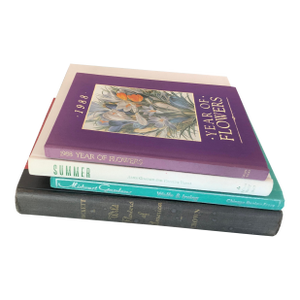 1980s Coffee Table Garden and Flower Books -Set of 4