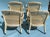 Traditional 1960s Mid Century Yellow Cane Backed Chairs, Set of 4 For Sale - Image 3 of 9