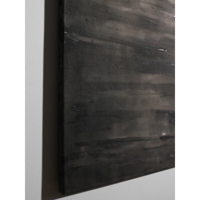 Karina Savonenko, Horizontal Organic Lines in Black and White, Painting, 2026 For Sale - Image 4 of 10