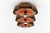 Metal Mid-Century Modern Ceramic Wall Lights, 1960s, Set of 3 For Sale - Image 7 of 14