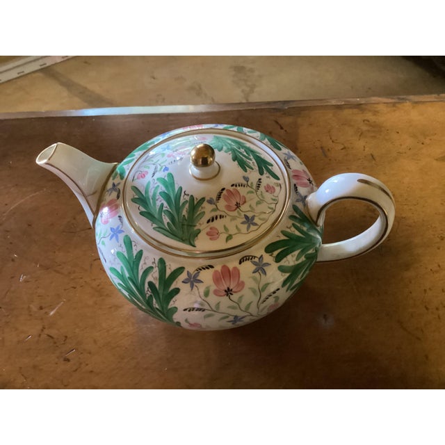 Vintage Green and White Wedgewood Tea Service - 44 pcs For Sale - Image 12 of 12