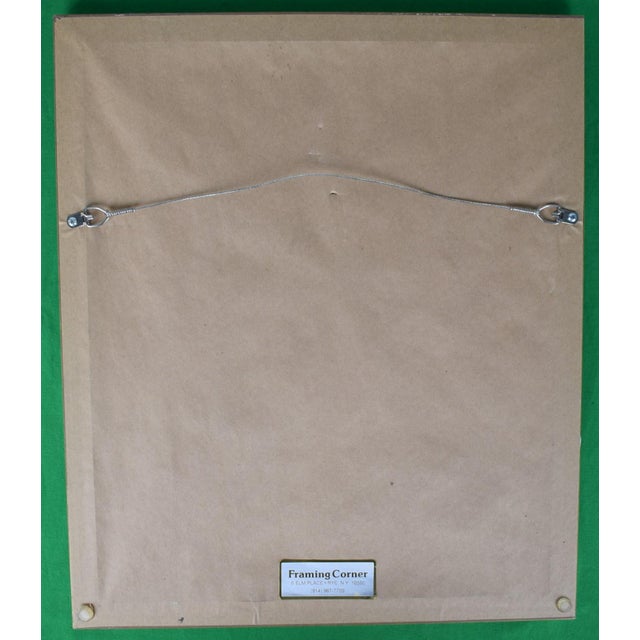 After Crossing The North River in 1776 Map Sz: 9 7/8"H x 7 1/4"W Frame Sz: 18 5/8"H x 15 3/4"W Engraved by J Yeagen...