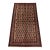 Baloch Rug 3’2” X 5’9” Brown Wool Vintage Tribal Hand-Knotted Carpet For Sale