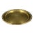 Vintage Brass Tray With Faux Bamboo Edge For Sale