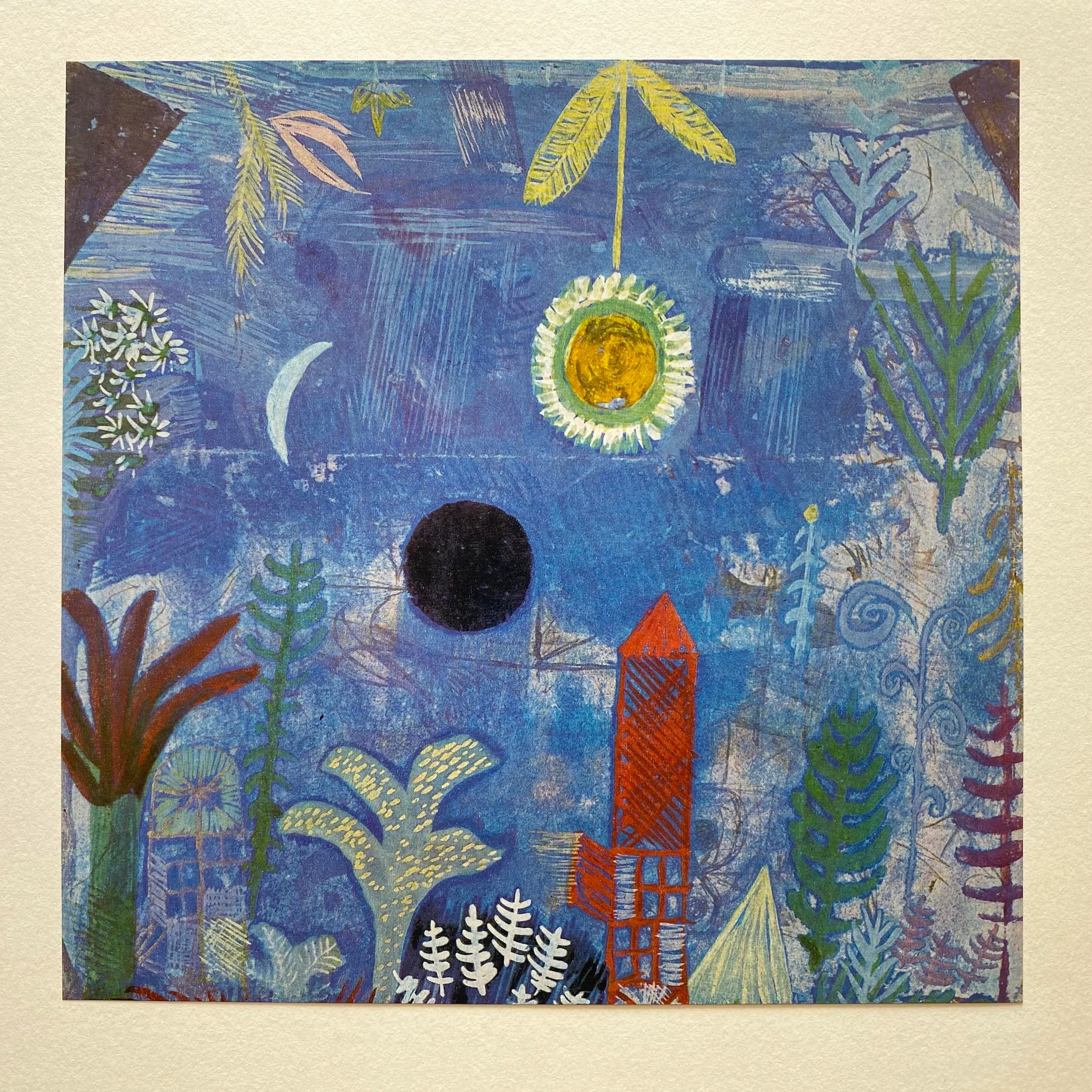 Paul Klee Vintage 1967 First Edition Modernist Lithograph Print