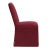 Traditional Slipcover Dining Chair in Berry Classic Velvet For Sale - Image 3 of 8