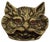 Vintage Bronze Cat Ashtray, Germany, 1960s For Sale