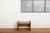 Side Table in Veneered Plywood with Sand-Cast Glass Top, Metal Tube and Handles by Jacques Adnet, 1930s For Sale - Image 9 of 10