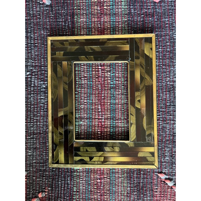 2000 - 2009 Brass & Glass Mosaic Frame For Sale - Image 5 of 9