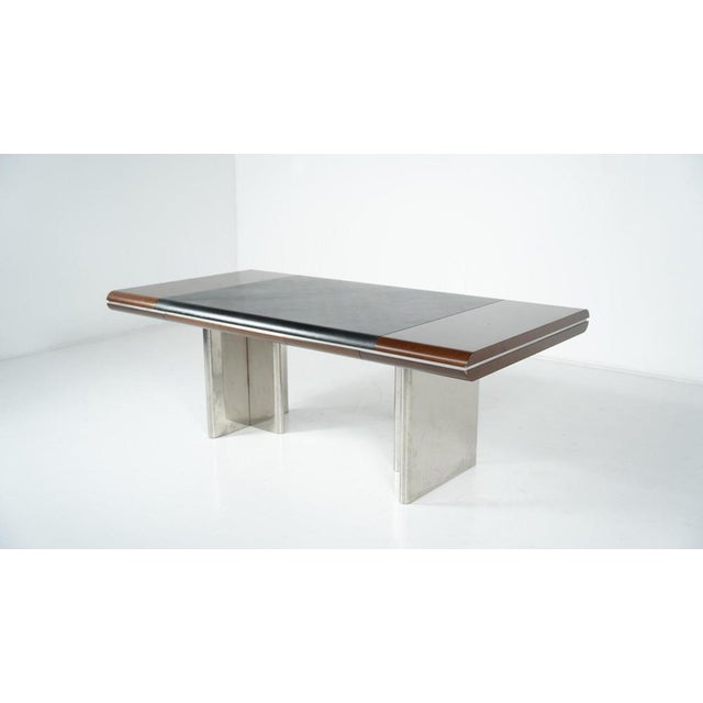 Mid-Century Modern Italian Desk by Hans von Klier for Skipper, 1970s This piece is attributed to the mentioned...