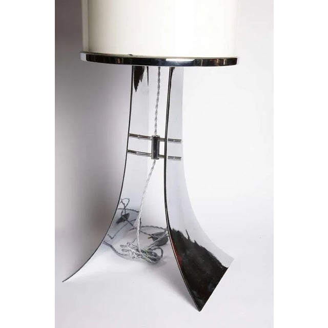 Large Murano Glass Table Lamp by Alfredo Barbini, 1960s For Sale - Image 6 of 8