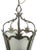 Victorian Vintage Neoclassical / Victorian Style Frosted Glass Wired Pendant Light For Sale - Image 3 of 9