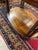 Traditional Two Tier Oval Walnut Side Table For Sale - Image 3 of 9