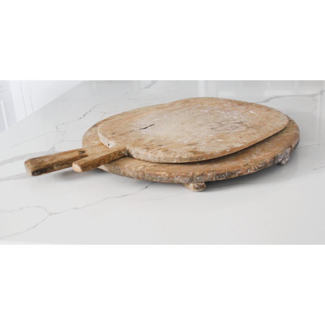 Stacked Antique French Charcuterie Bread Boards For Sale - Image 4 of 8