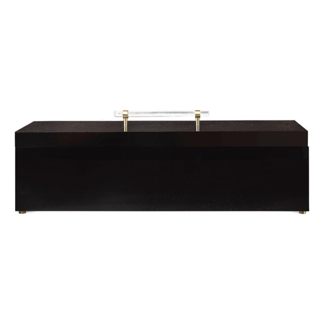 Soho Oynx Lucite Box For Sale