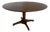 Vintage Danish Round Teak Dining Table, 1960s For Sale