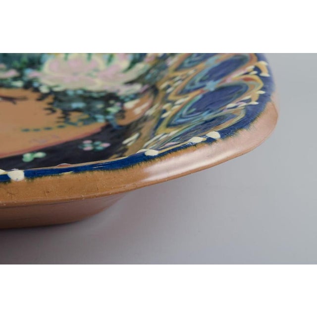 Ceramic Ceramic Wall Plaque with Female Face by Bjørn Wiinblad, 1959 For Sale - Image 7 of 10