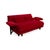 Ligne Roset Red Fabric Multy Three-Seater Sofa Bed by Ligne Roset For Sale - Image 4 of 14