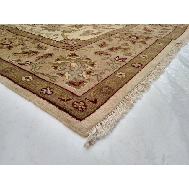 1970s 1970's Agra Rug , 9' X 12' For Sale - Image 5 of 11