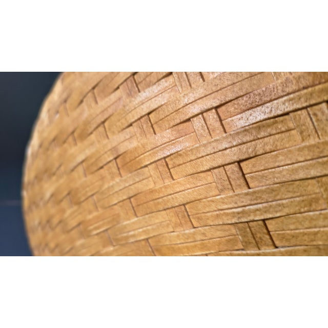 Braided Leather Armchair by Antonio Citterio, 1980s For Sale - Image 3 of 13