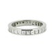 Tiffany & Co Platinum Diamond Eternity Band with 28 Carre cur diamonds weighing approximately 3.00 carats. 5.18g, Size 6.5